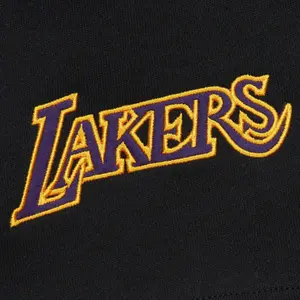 Shorts in pile con logo vintage Los Angeles Lakers Postgame image-3
