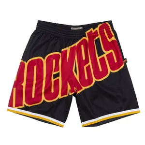 Short Houston Rockets NBA Blown Out Fashion