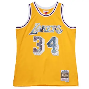 Los Angeles Lakers NBA Jersey Shaquille O’Neal NBA 75Th 1996 image-0