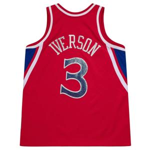 NBA Philadelphia 76ers Jersey Allen Iverson 75Th Anni Swingman 1996 image-1