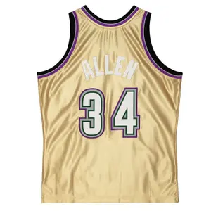 Milwaukee Bucks NBA Jersey Ray Allen Swingman 75TH 1996/97 image-1