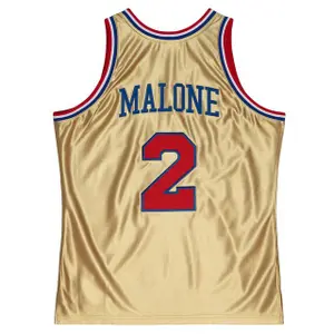 NBA Philadelphia 76ers Jersey Moses Malone Swingman 75TH 1982/83 image-1