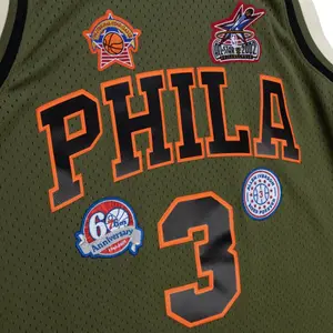NBA Philadelphia 76ers Jersey Allen Iverson Flight Swingman 1996 image-1