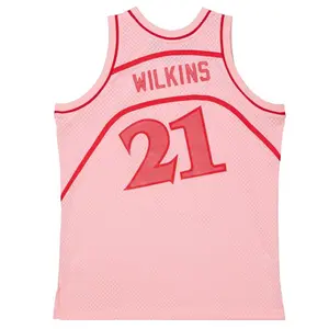 Atlanta Hawks NBA Jersey Space Knit Swingman Jersey 1986 Dominique Wilkins image-1