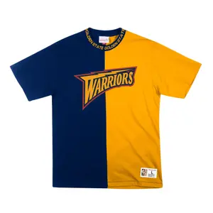 NBA Golden State Warriors T-shirt split color image-0