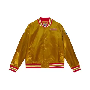 Women's lightweight satin jacket San Francisco 49ers