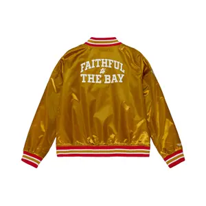 Women's lightweight satin jacket San Francisco 49ers image-1