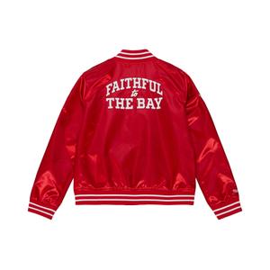 Women's lightweight satin jacket San Francisco 49ers image-1