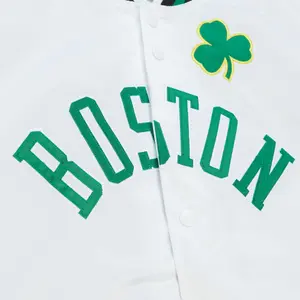 Satin sweat jacket Boston Celtics image-3
