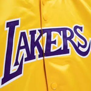 Chaqueta de chándal de satén Los Angeles Lakers image-2