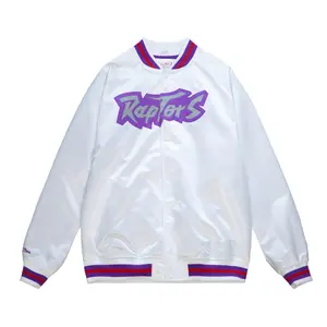 Lightweight satin jacket Toronto Raptors image-0