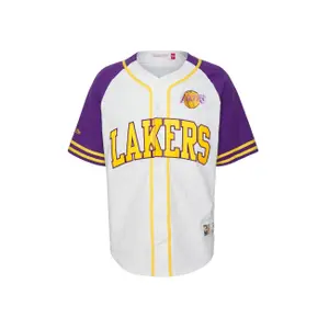 Jersey Los Angeles Lakers Practice Day Button Front image-0