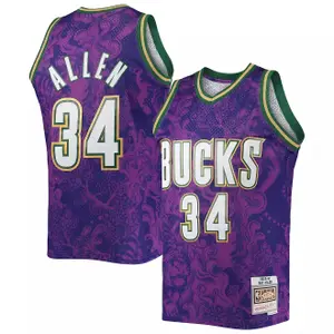 Milwaukee Bucks NBA Jersey Ray Allen Swingman CNY 4.0 2000/01 image-2