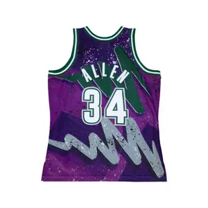 Milwaukee Bucks NBA Jersey Ray Allen Swingman Hyper Hoops 2000/01 image-1
