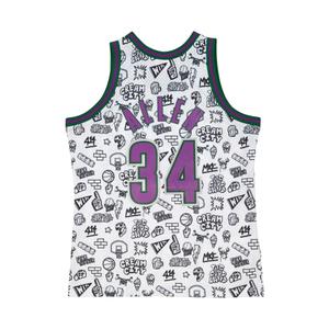 Jersey Milwaukee Bucks NBA Doodle Swingman 2000 Ray Allen image-1