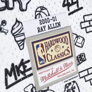 Jersey Milwaukee Bucks NBA Doodle Swingman 2000 Ray Allen image-3