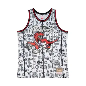 Toronto Raptors NBA Jersey Doodle Swingman Vince Carter 1998-99