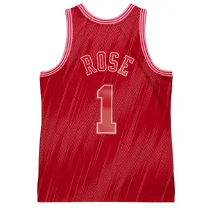 Chicago Bulls NBA Jersey Monochrome Swingman Jersey 2008 Derrick Rose image-1