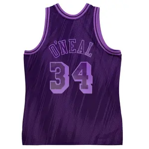 Los Angeles Lakers NBA Jersey Shaquille O’Neal Monochrome Swingman image-1