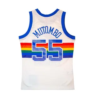 Maglia NBA Denver Nuggets Dikembe Mutombo NBA 1991 image-1