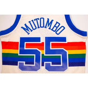 Maglia NBA Denver Nuggets Dikembe Mutombo NBA 1991 image-2