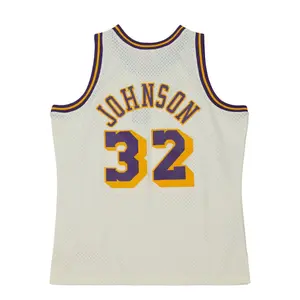 Los Angeles Lakers NBA Jersey Magic Johnson Team Color 1984/85 image-1