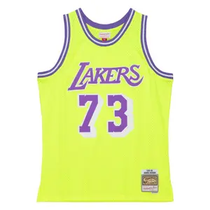 Los Angeles Lakers NBA Jersey Dennis Rodman Neon Tropical 1998/99 image-0