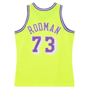 Los Angeles Lakers NBA Jersey Dennis Rodman Neon Tropical 1998/99 image-1