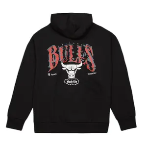 Hooded sweatshirt Mitchell & Ness NBA Suga Glitch Bulls image-1