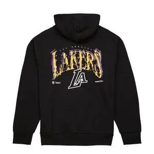 Los Angeles Lakers M&N x Suga Glitch Hoodie image-1