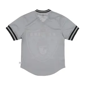 Camisa de cuello en V Oakland Raiders NFL Jumbotron 3.0 Mesh image-1
