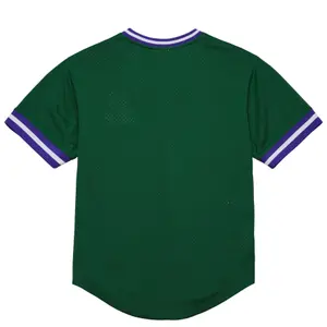 Maillot à col en V en maille Milwaukee Bucks Fashion Vintage Logo image-1