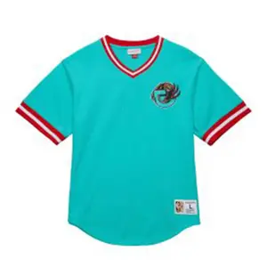 Maillot à col en V en maille Vancouver Grizzlies Fashion Vintage Logo image-0