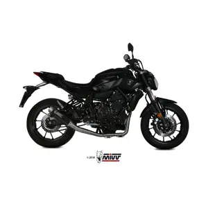 Complete motorcycle exhaust system Mivv Yamaha MT-07 ABS image-1