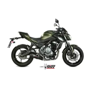 Complete Oval Motorcycle Exhaust System Mivv Kawasaki Z 650 ABS image-1