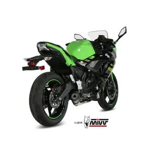 Complete motorcycle exhaust system Mivv Kawasaki Z650 image-1