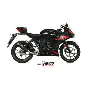 Complete Oval Motorcycle Exhaust System Mivv Gp Pro Suzuki GSX-S 125 image-1