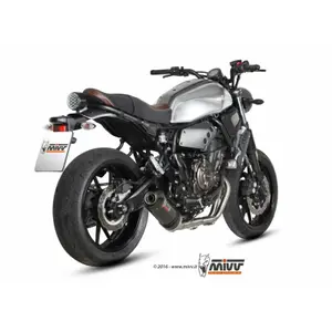 Complete Oval Motorcycle Exhaust System Mivv Yamaha XSR 700 ABS (RM11) image-0