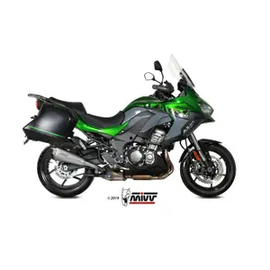 Silencer Motorcycle Carbon Cap Mivv Delta Race Kawasaki Versys 1000 image-1