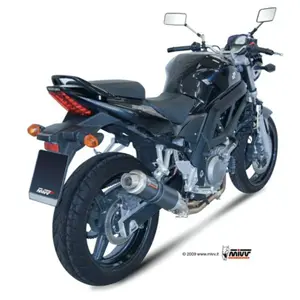 Silencer Motorcycle + Half Pipe Mivv GP Suzuki SV650 image-0