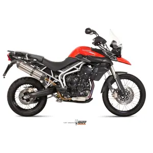 Silencer Motorcycle Carbon Cap Mivv Triumph Tiger 800 image-1