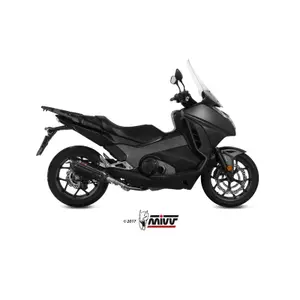 Silencer Motorcycle Stainless Steel Carbon Cap Mivv Honda integra 750 image-1
