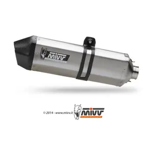 Silencer Motorcycle Carbon Cap Mivv Suzuki DL1000 V-Strom image-1