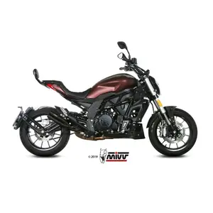 Silencer for motorcycle Mivv Benelli 502C Double Gun Full image-0
