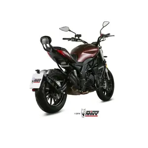 Silencer for motorcycle Mivv Benelli 502C Double Gun Full image-2