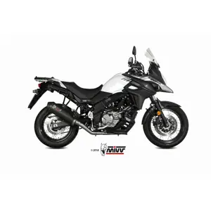 Complete Exhaust Line Spare Parts Mivv Oval Suzuki DL650 V-Strom image-0