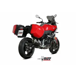 Silencer Motorcycle Cap Carbon Logo Mivv BMW F900XR image-1