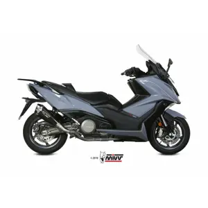 Silencer for motorcycle Mivv Delta Race Kymco AK 550 image-0