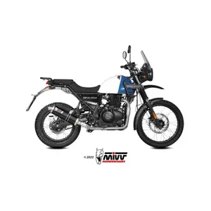 Silencer Motorcycle Oval Stainless Steel Mivv Royal Enfield image-1