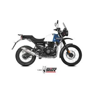 Silencer Motorcycle Oval Stainless Steel Mivv Royal Enfield image-1